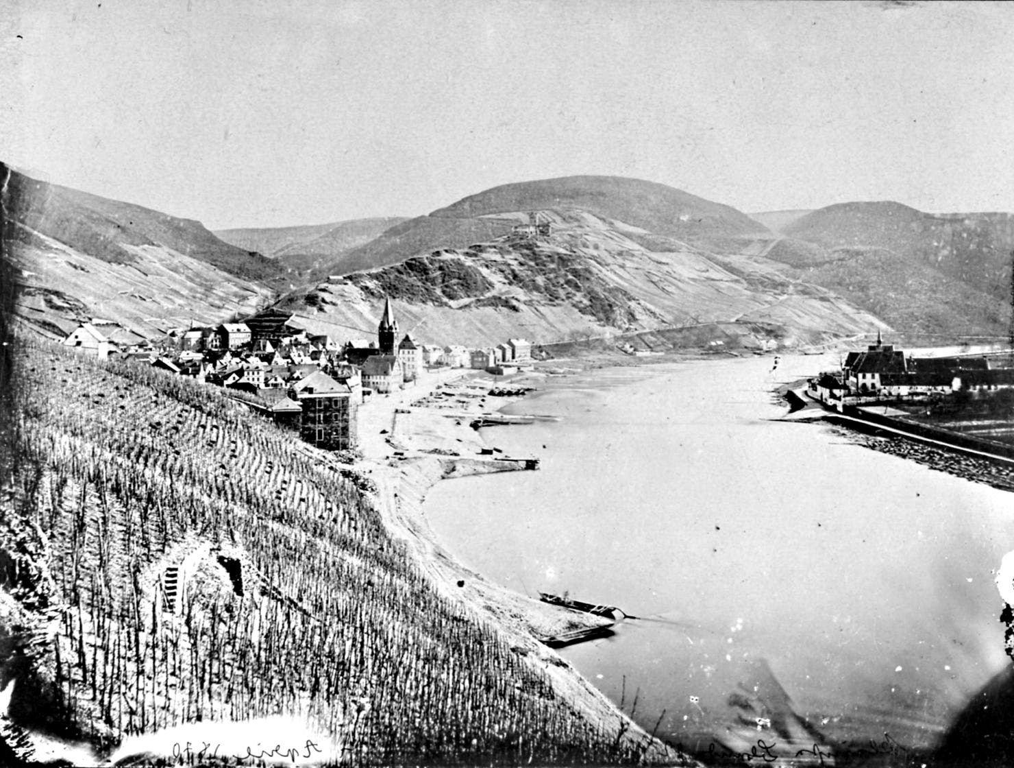 Bernkastel und die Mosel, Fotografie um 1870
